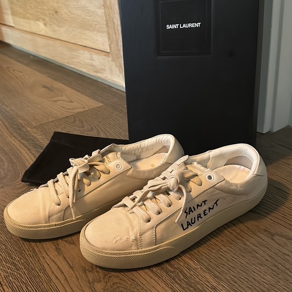 COURT CLASSIC SL/06 EMBROIDERED SNEAKERS IN CANVAS - Picture 3 of 3